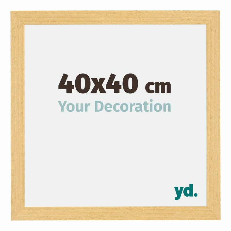 Bilderrahmen 40x40 cm - Buche Dekor - MDF - Mura