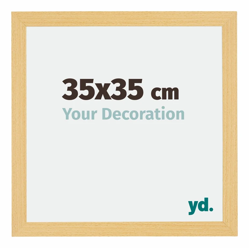 Bilderrahmen 35x35 cm - Buche Dekor - MDF - Mura
