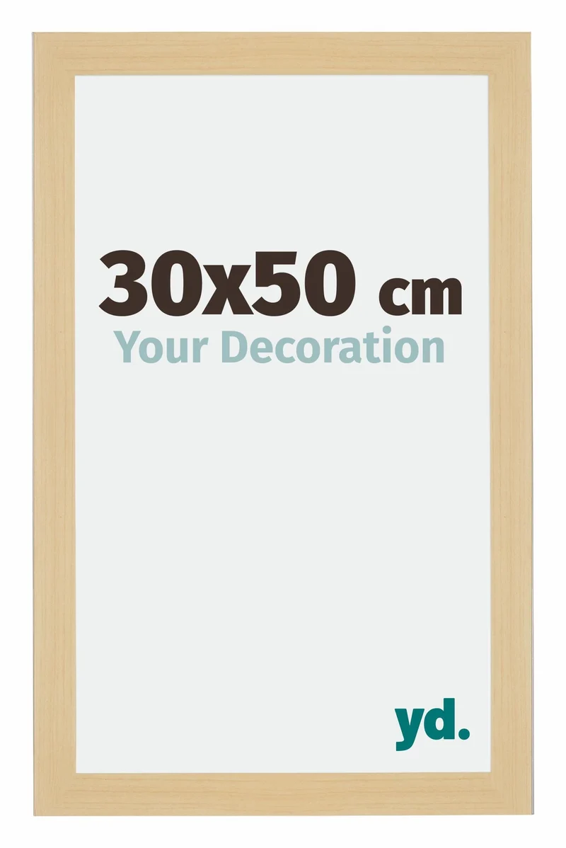 Bilderrahmen 30x50 cm - Buche Dekor - MDF - Mura