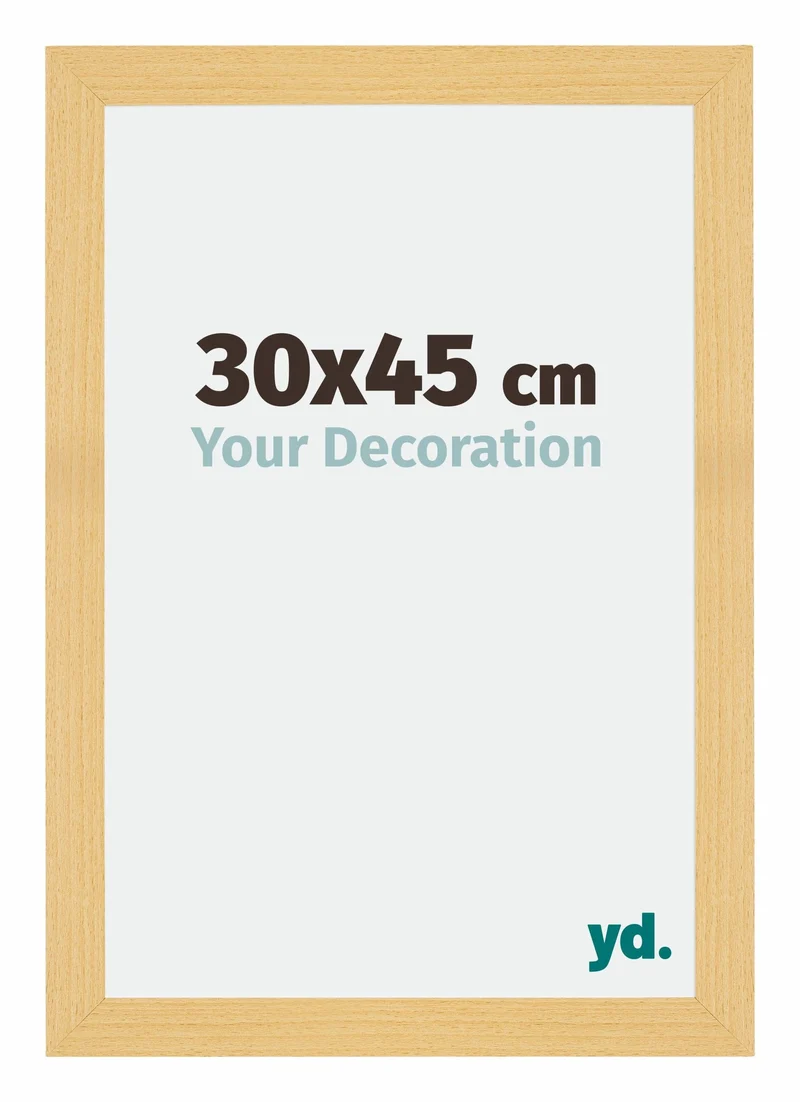 Bilderrahmen 30x45 cm - Buche Dekor - MDF - Mura