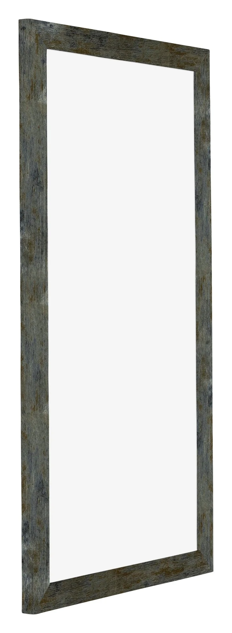 Bilderrahmen 40x80 cm - Blau Gold Meliert - MDF - Mura