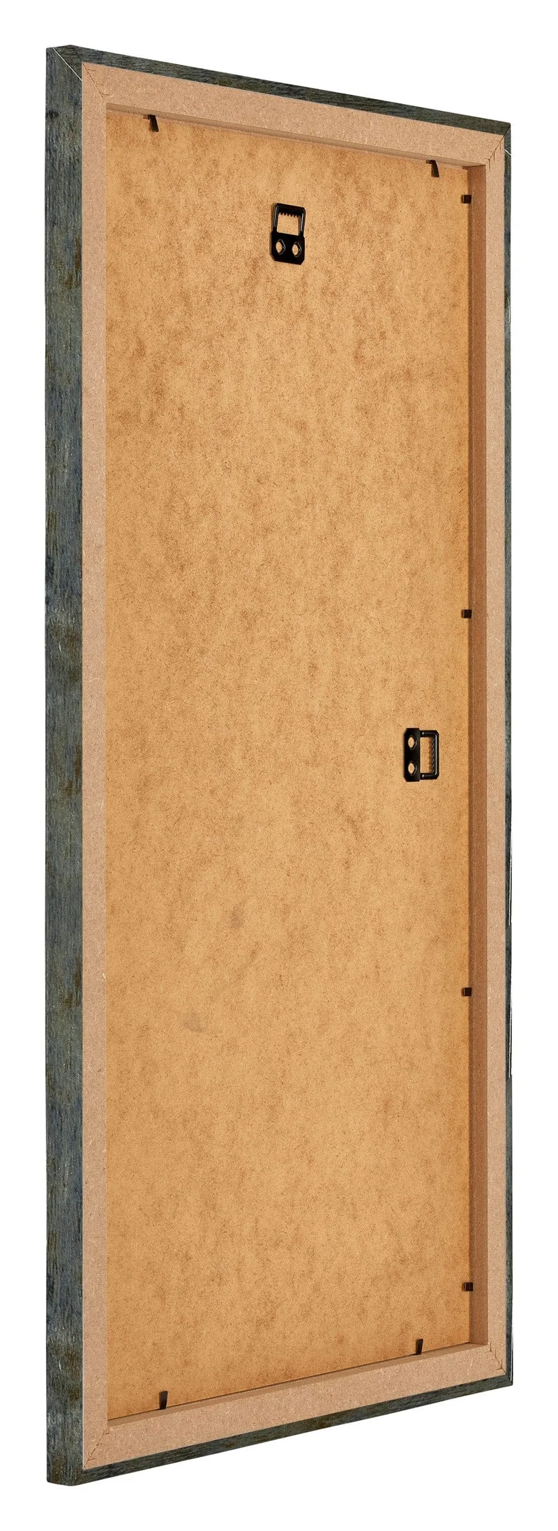 Bilderrahmen 40x60 cm - Blau Gold Meliert - MDF - Mura