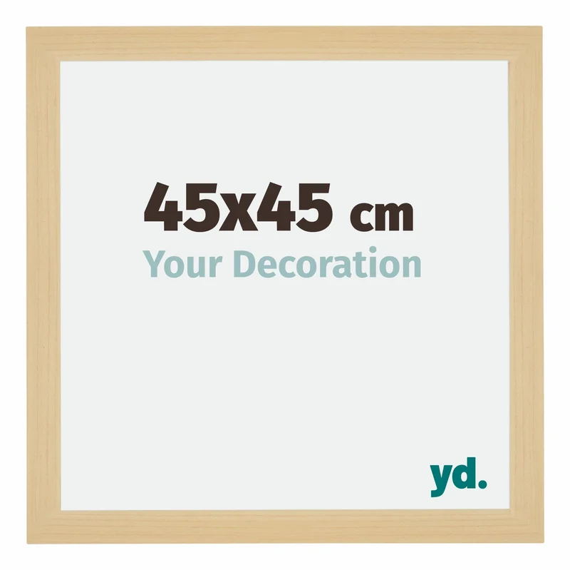Bilderrahmen 45x45 cm - Ahorn Dekor - MDF - Mura