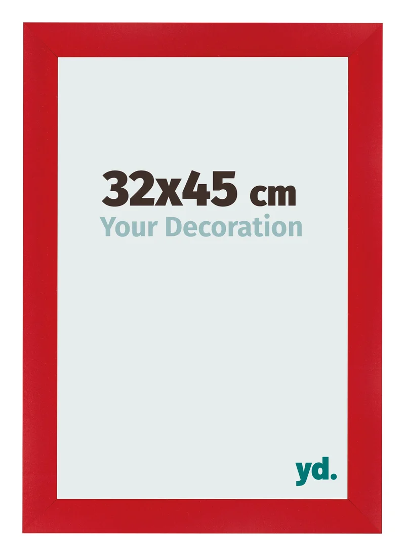 Bilderrahmen 32x45 cm - Rot - MDF - Pisa