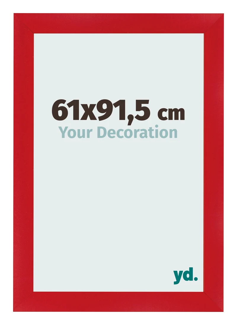 Bilderrahmen 61x91,5 cm - Rot - MDF - Pisa