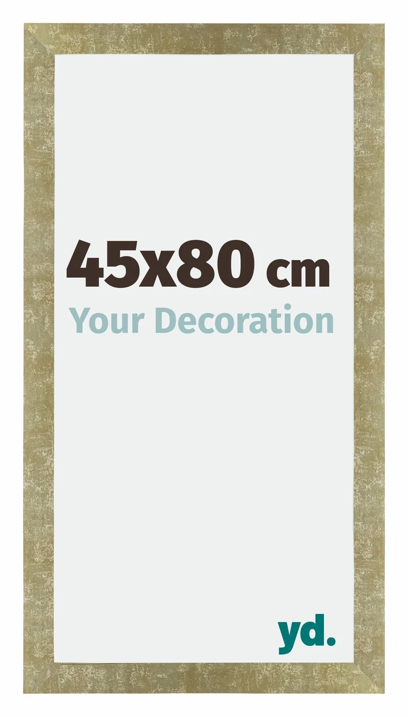 Bilderrahmen 45x80 cm - Gold Antik - MDF - Mura