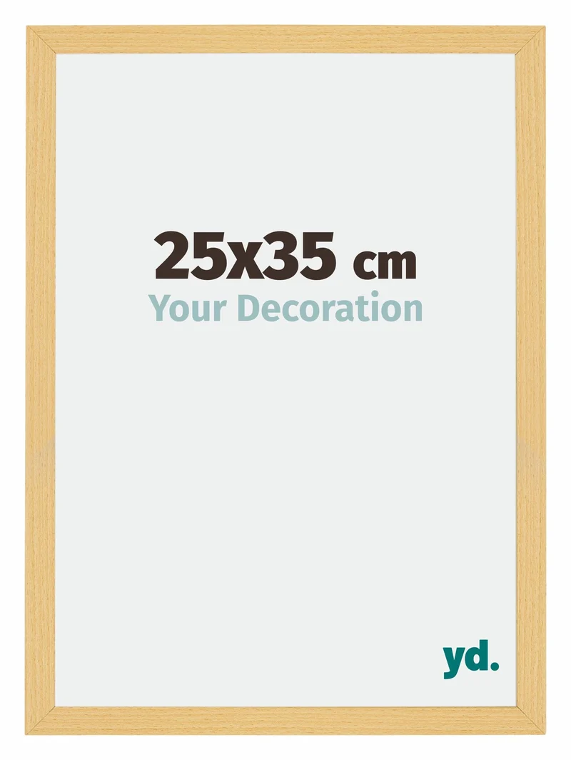 Bilderrahmen 25x35 cm - Buche Dekor - MDF - Mura