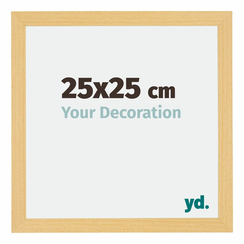 Bilderrahmen 25x25 cm - Buche Dekor - MDF - Mura
