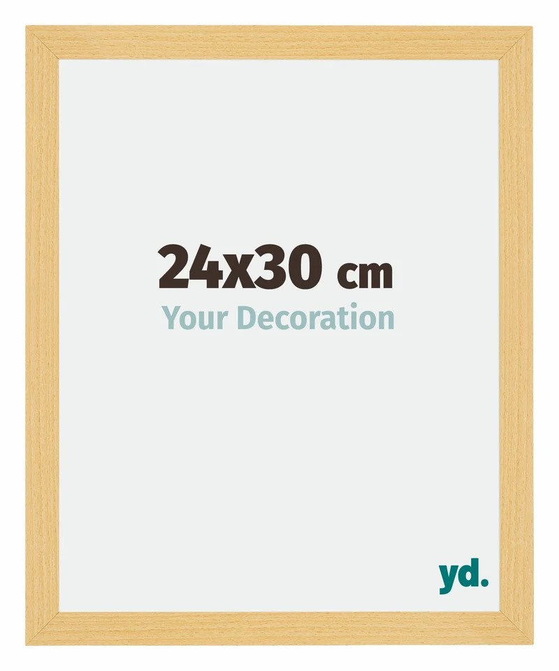 Bilderrahmen 24x30 cm - Buche Dekor - MDF - Mura