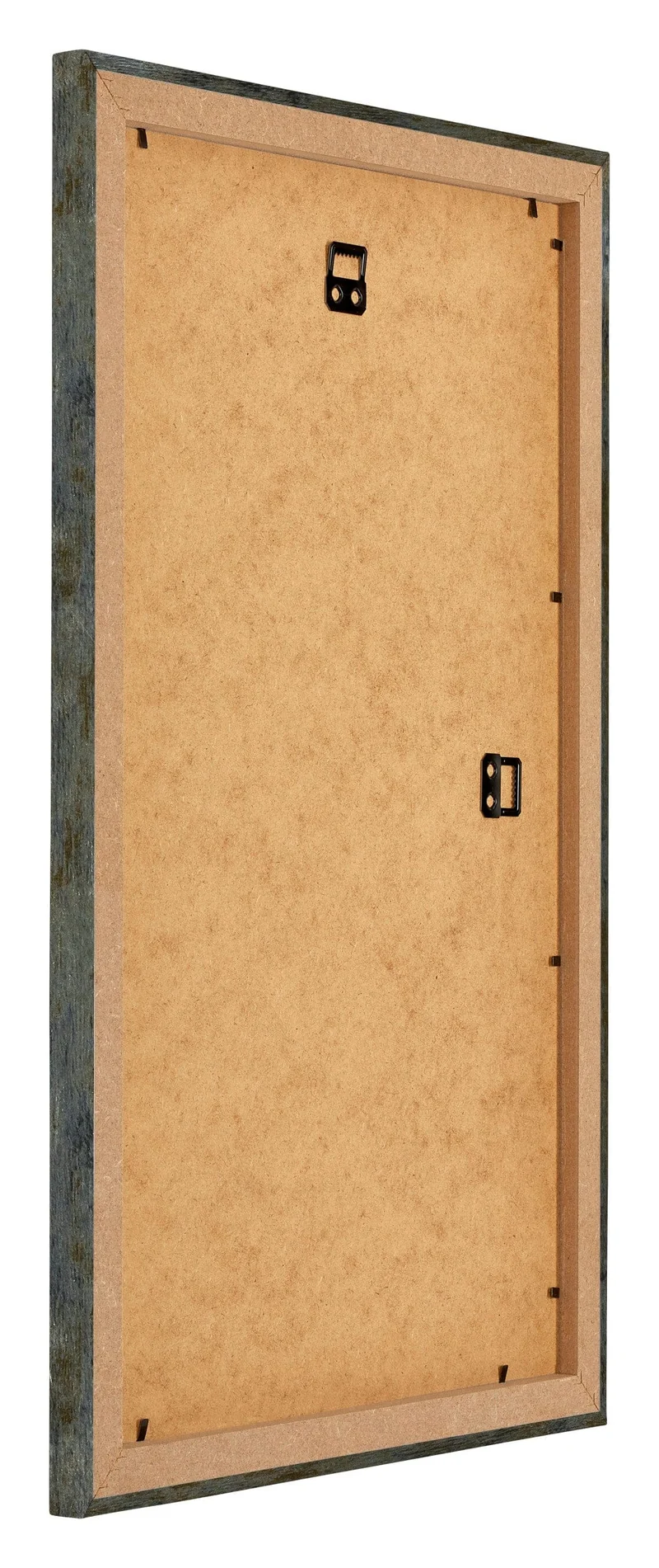 Bilderrahmen 30x50 cm - Blau Gold Meliert - MDF - Mura