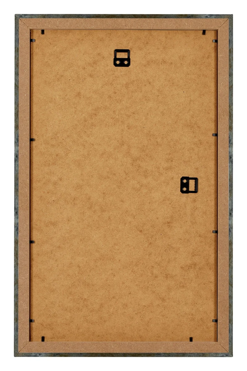Bilderrahmen 30x50 cm - Blau Gold Meliert - MDF - Mura