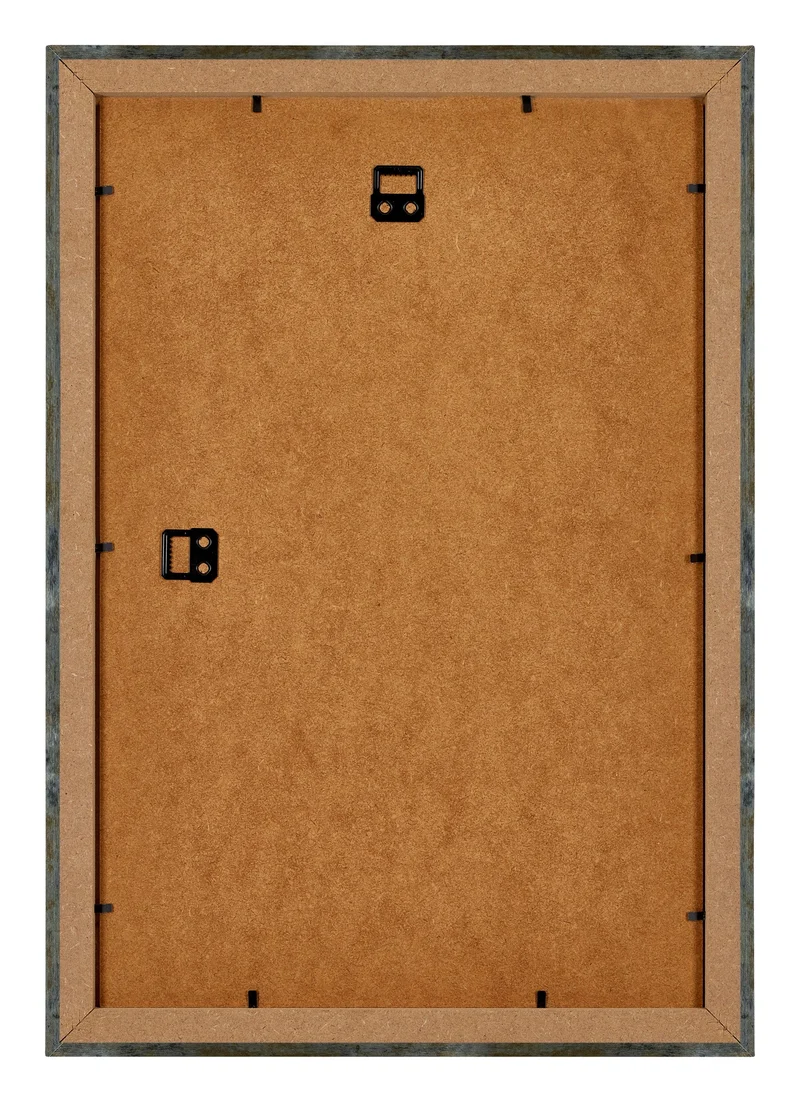 Bilderrahmen 30x45 cm - Blau Gold Meliert - MDF - Mura