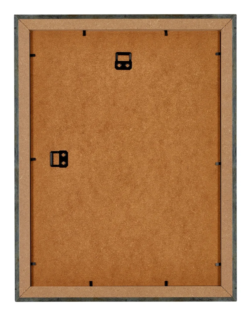 Bilderrahmen 30x40 cm - Blau Gold Meliert - MDF - Mura