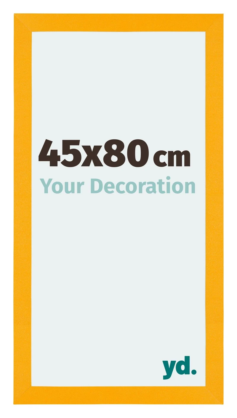 Bilderrahmen 45x80 cm - Gelb - MDF - Mura