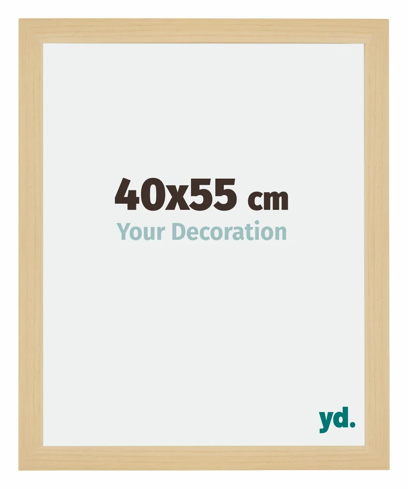 Bilderrahmen 40x55 cm - Ahorn Dekor - MDF - Mura