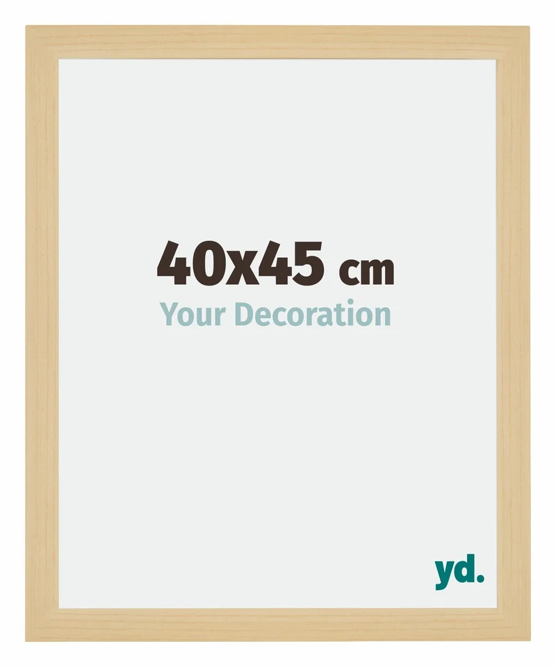 Bilderrahmen 40x45 cm - Ahorn Dekor - MDF - Mura