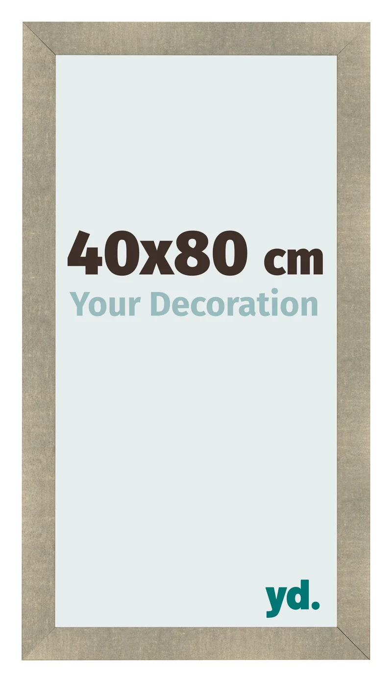 Bilderrahmen 40x80 cm - Gold Antik - MDF - Pisa