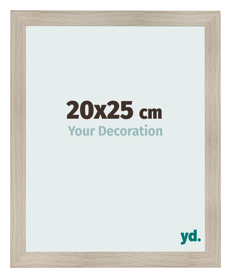 Bilderrahmen 20x25 cm - Eiche Hell - MDF - Pisa