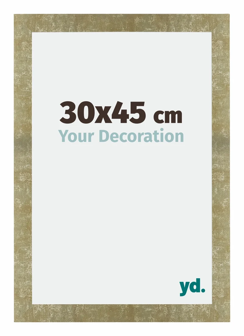 Bilderrahmen 30x45 cm - Gold Antik - MDF - Mura