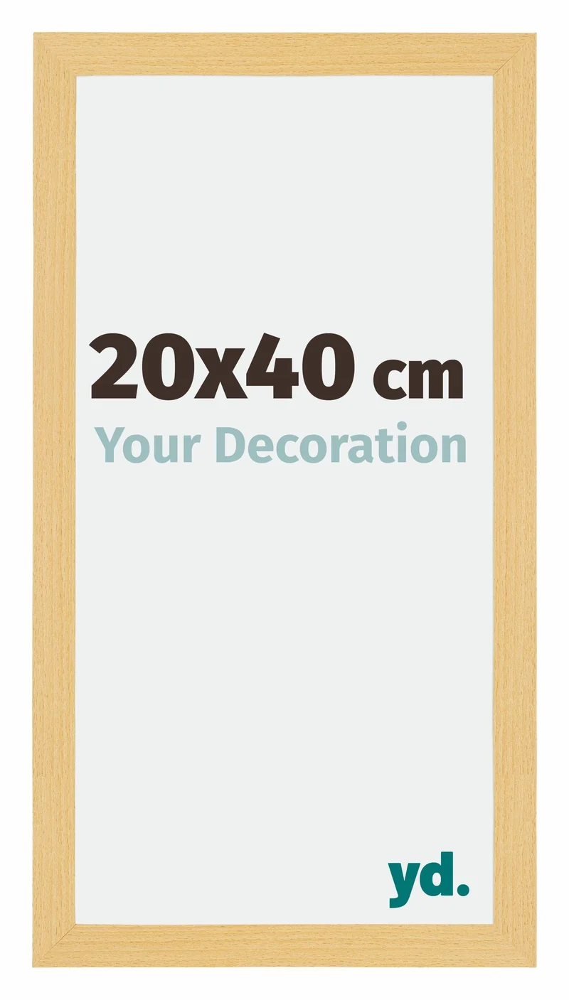 Bilderrahmen 20x40 cm - Buche Dekor - MDF - Mura