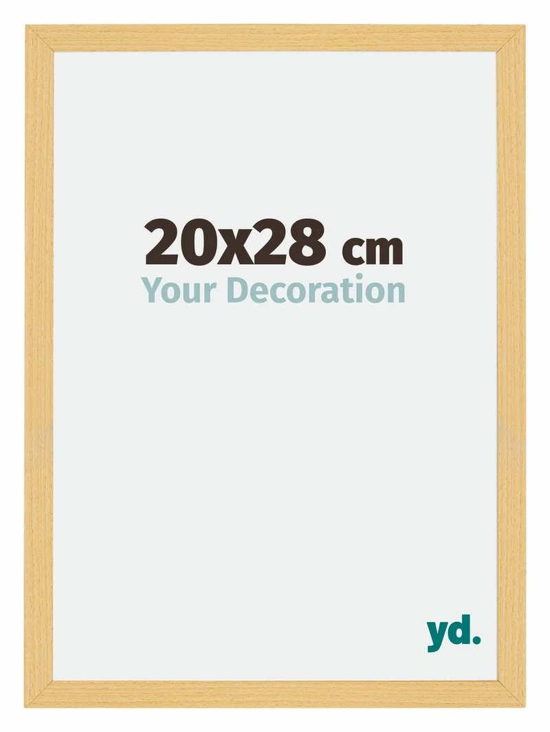 Bilderrahmen 20x28 cm - Buche Dekor - MDF - Mura