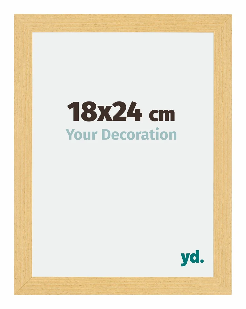 Bilderrahmen 18x24 cm - Buche Dekor - MDF - Mura