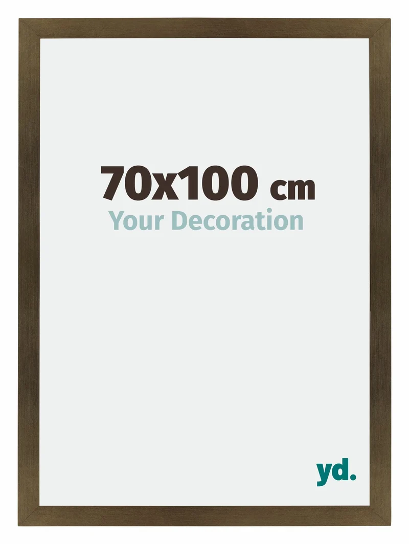 Bilderrahmen 70x100 cm - Bronze Dekor - MDF - Mura