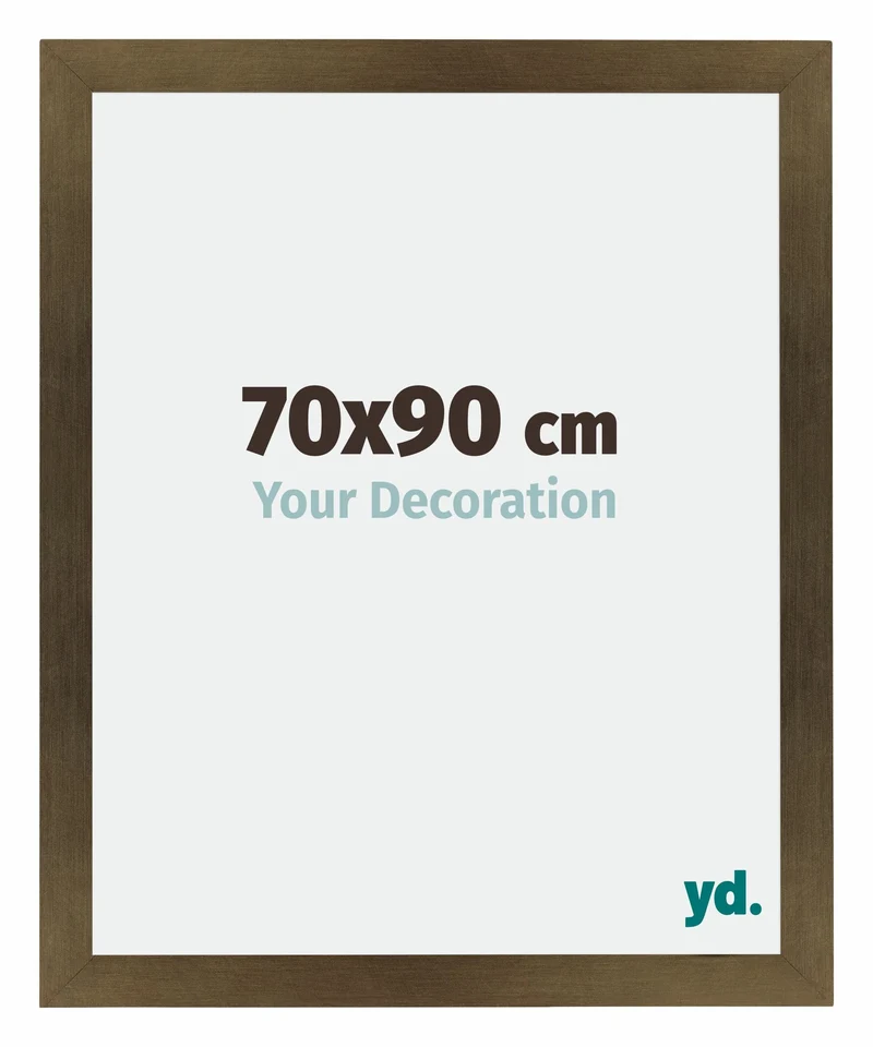 Bilderrahmen 70x90 cm - Bronze Dekor - MDF - Mura
