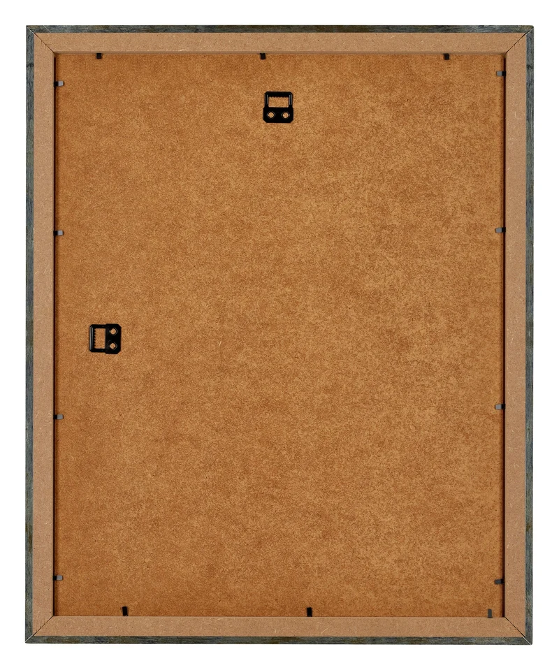 Bilderrahmen 25x30 cm - Blau Gold Meliert - MDF - Mura