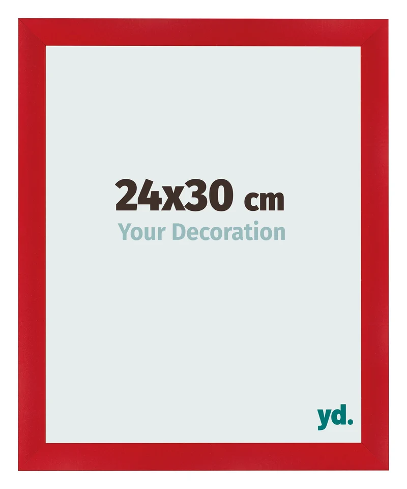 Bilderrahmen 24x30 cm - Rot - MDF - Pisa