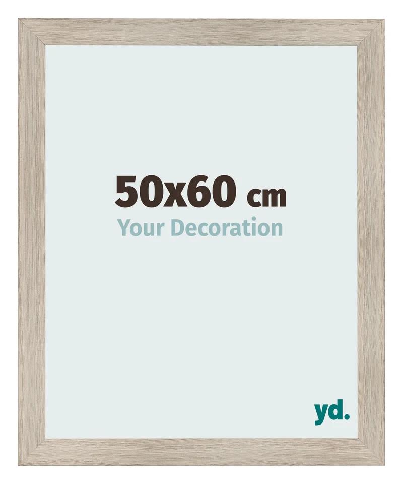 Bilderrahmen 50x60 cm - Eiche Hell - MDF - Pisa