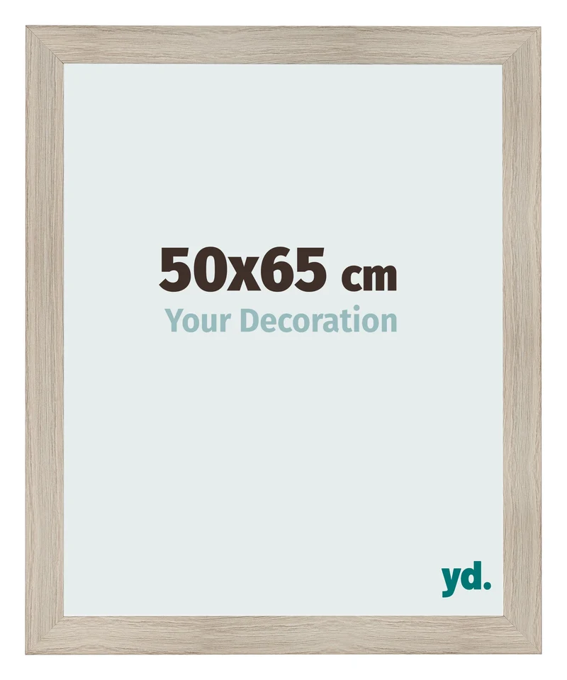 Bilderrahmen 50x65 cm - Eiche Hell - MDF - Pisa