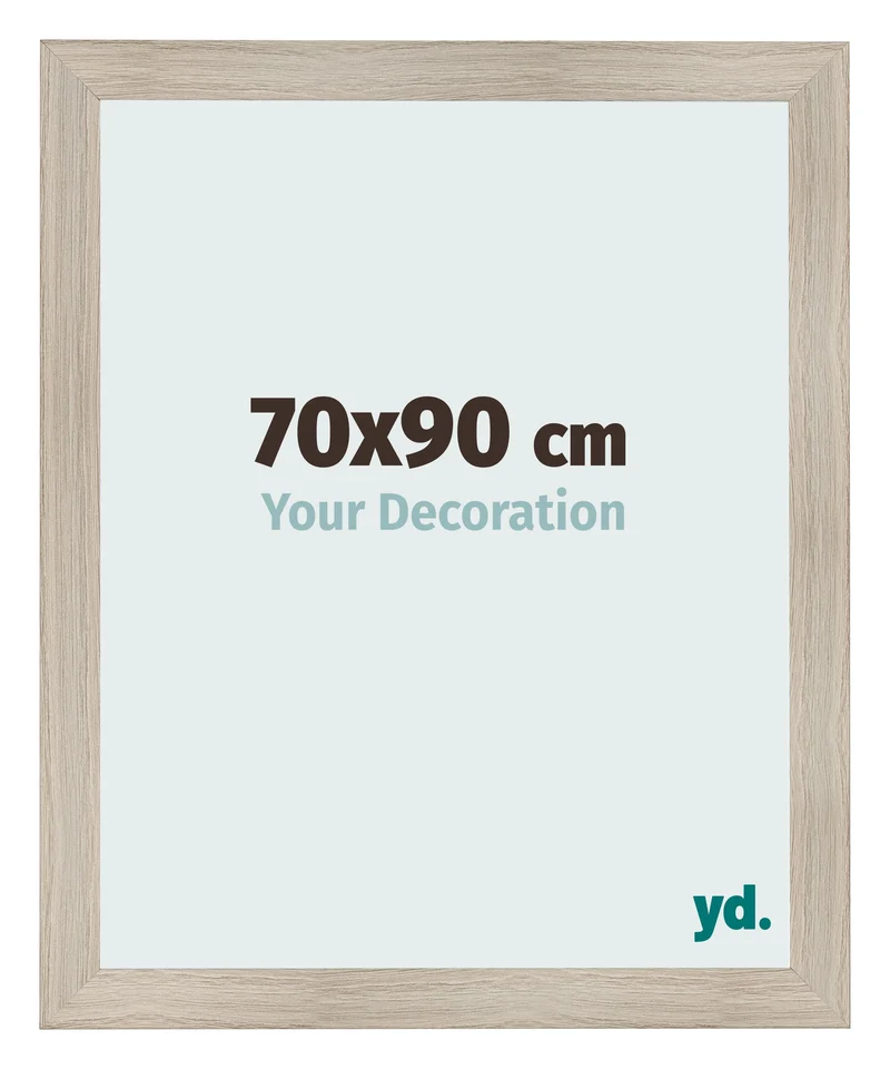 Bilderrahmen 70x90 cm - Eiche Hell - MDF - Pisa