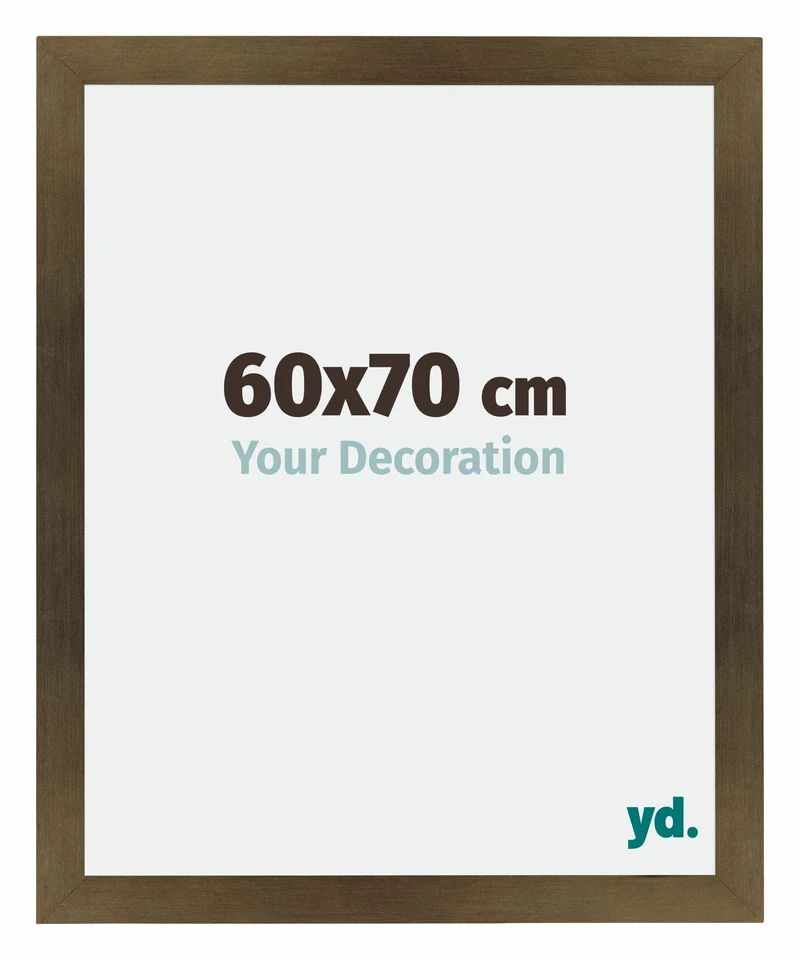 Bilderrahmen 60x70 cm - Bronze Dekor - MDF - Mura
