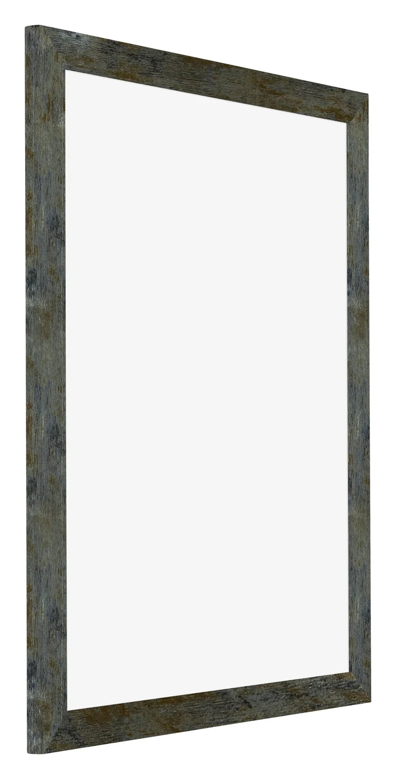 Bilderrahmen 20x25 cm - Blau Gold Meliert - MDF - Mura