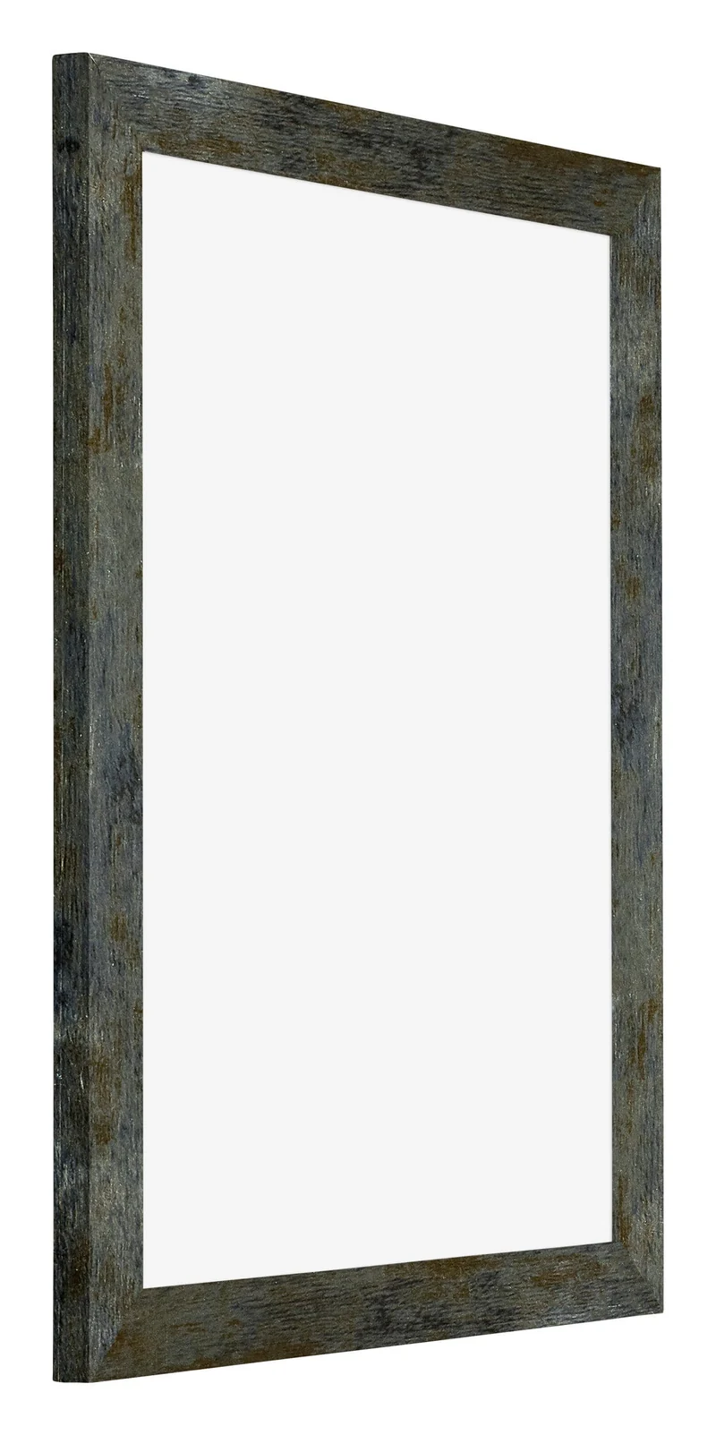 Bilderrahmen 18x24 cm - Blau Gold Meliert - MDF - Mura