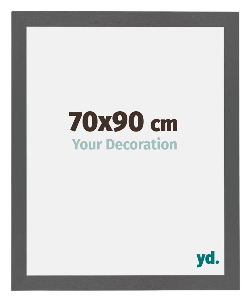 Bilderrahmen 70x90 cm - Antrazit - MDF - Mura