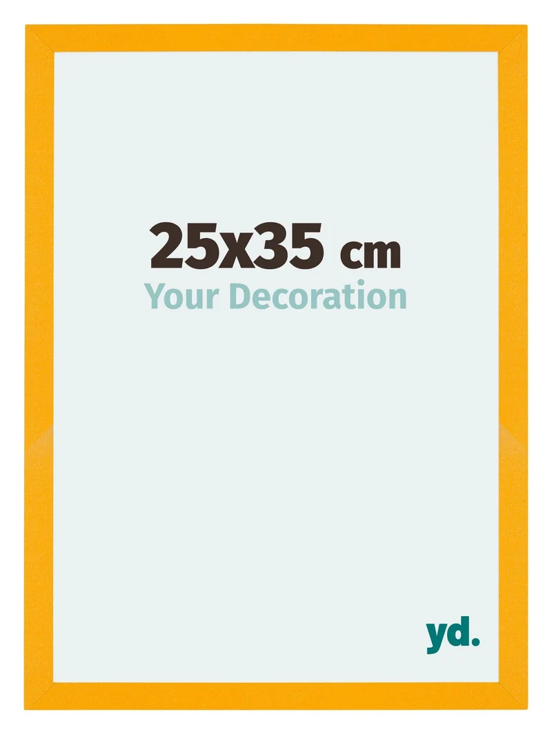 Bilderrahmen 25x35 cm - Gelb - MDF - Mura