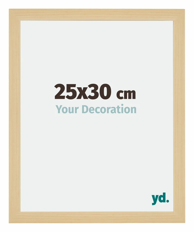 Bilderrahmen 25x30 cm - Ahorn Dekor - MDF - Mura
