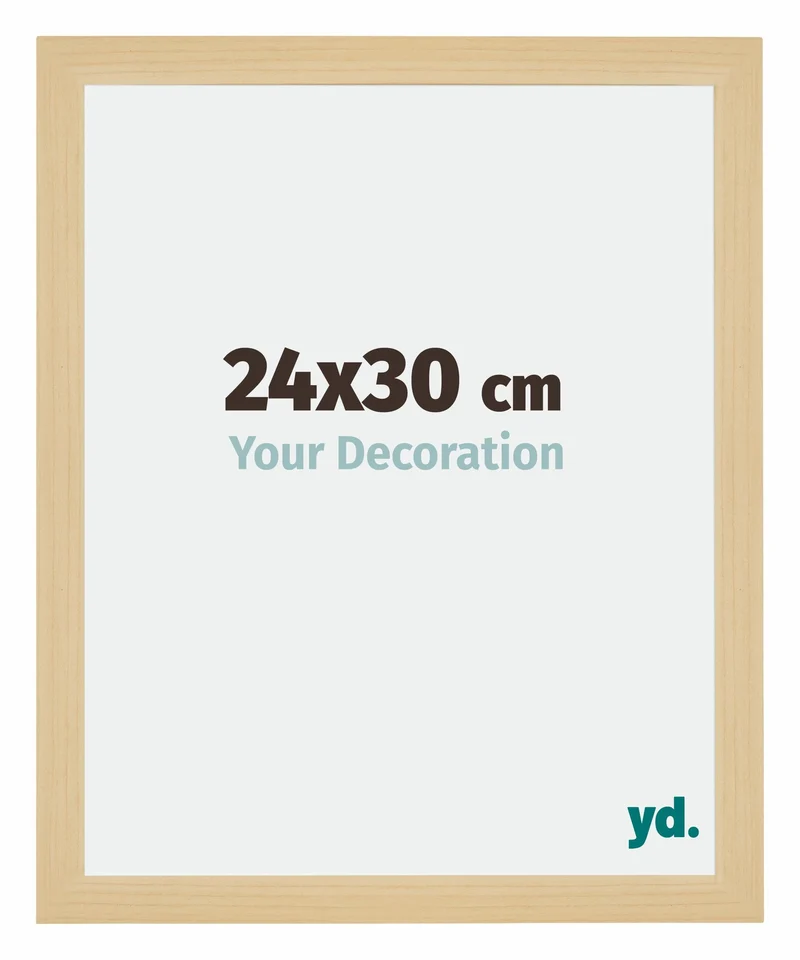 Bilderrahmen 24x30 cm - Ahorn Dekor - MDF - Mura