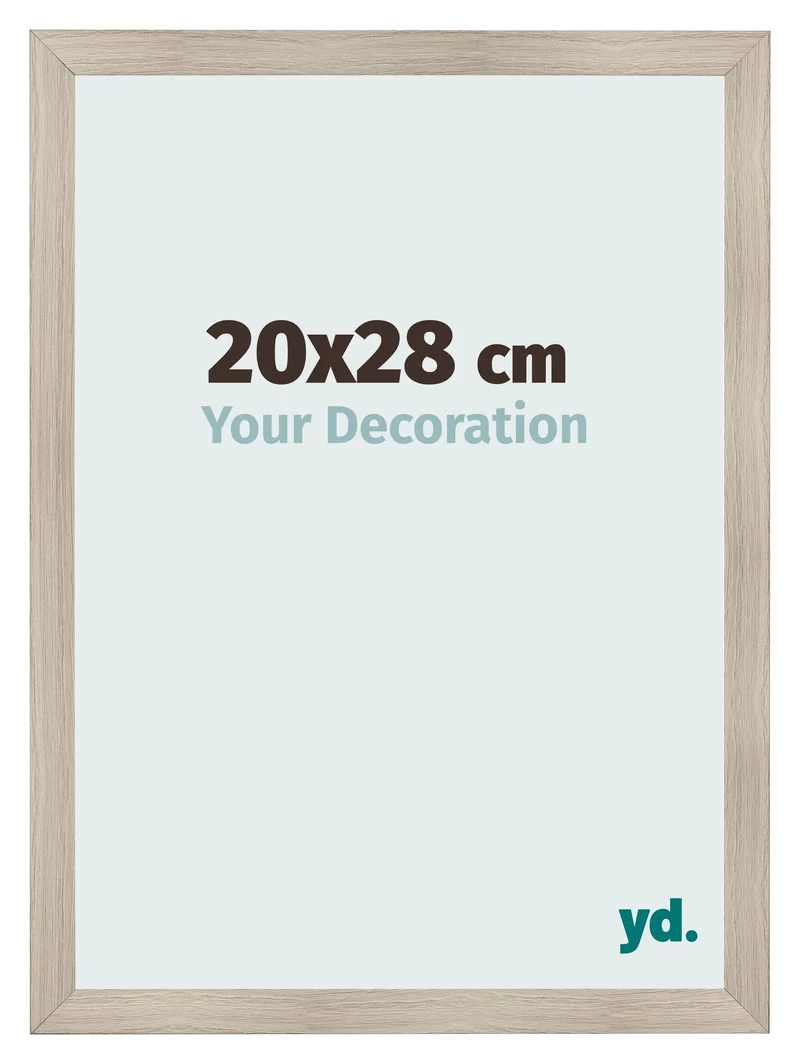 Bilderrahmen 20x28 cm - Eiche Hell - MDF - Pisa
