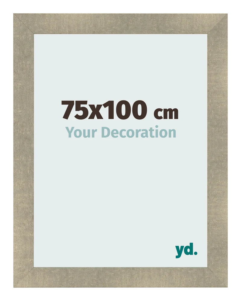 Bilderrahmen 75x100 cm - Gold Antik - MDF - Pisa